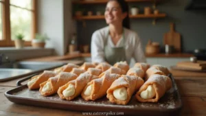 Easy cannoli cookies recipe 3 eat every slice cannoli cookies recipe tray ricotta filling