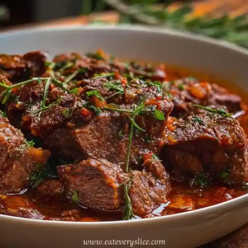 tender italian pot roast in rich tomato herb sauce