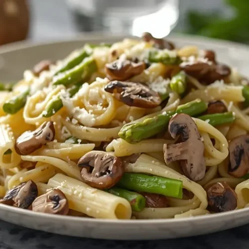 asparagus mushroom pasta recipe