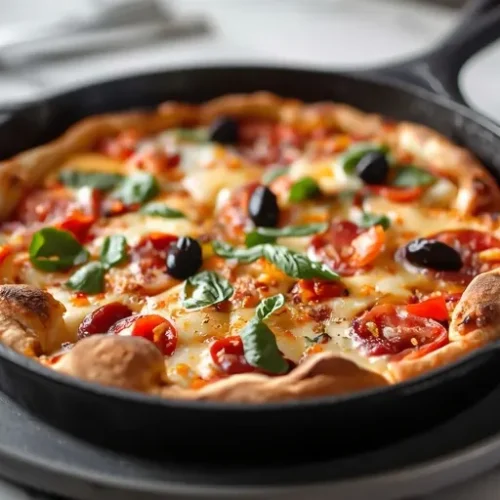 cast iron pan pizza recipe recipe