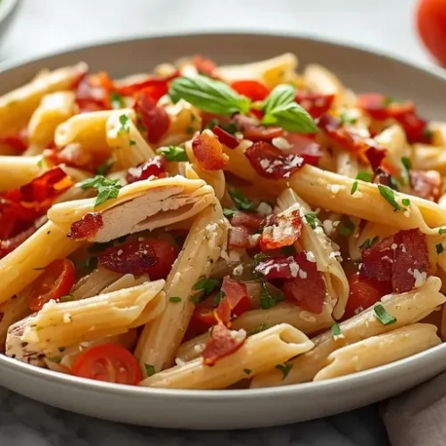 chicken bacon pasta salad recipe