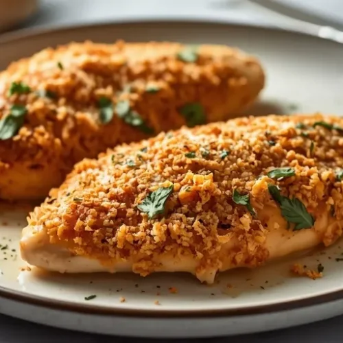 crusted parmesan chicken recipe
