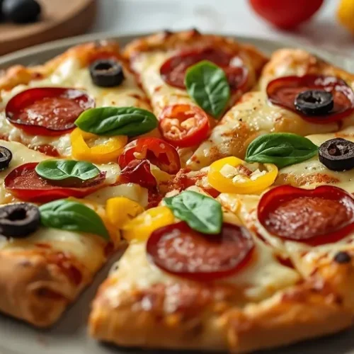 easy bread pizza recipe recipe