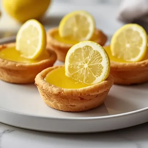 mini lemon tarts spring dessert recipe