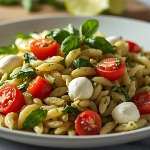 orzo pesto pasta salad recipe