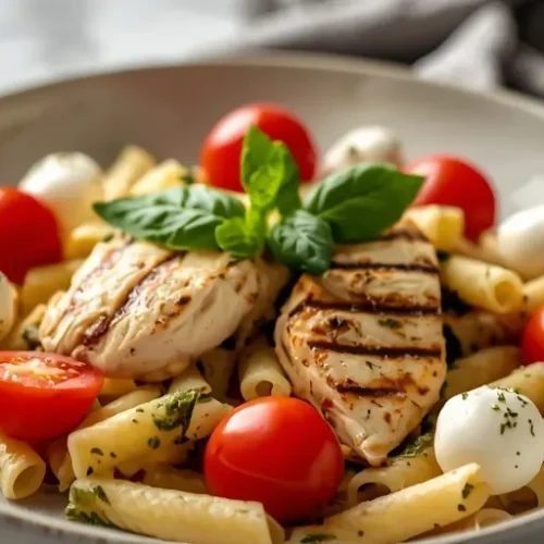 pesto chicken pasta salad recipe