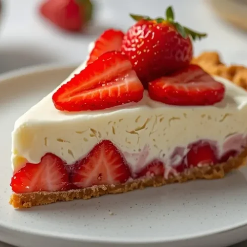 strawberry banana cream cheese pie recipe