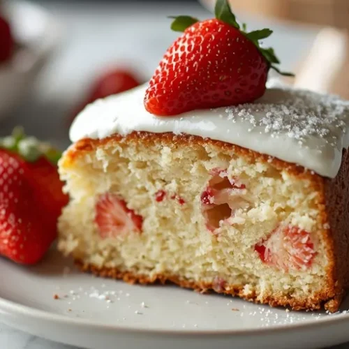 strawberry pound cake spring dessert recipe