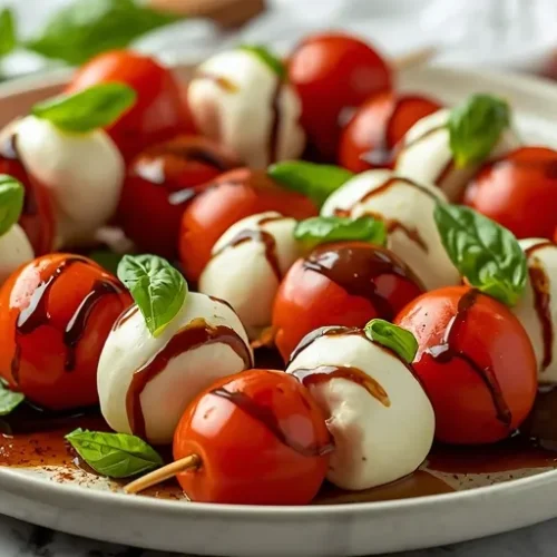 caprese skewers platter recipe