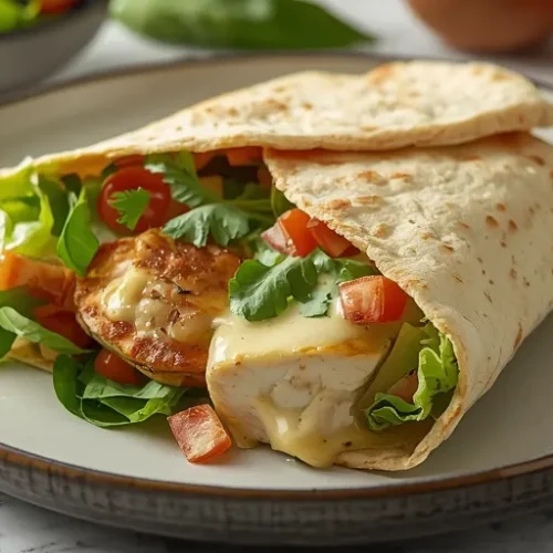 chicken caesar pita wrap recipe