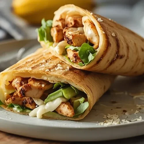 chicken caesar salad wrap recipe