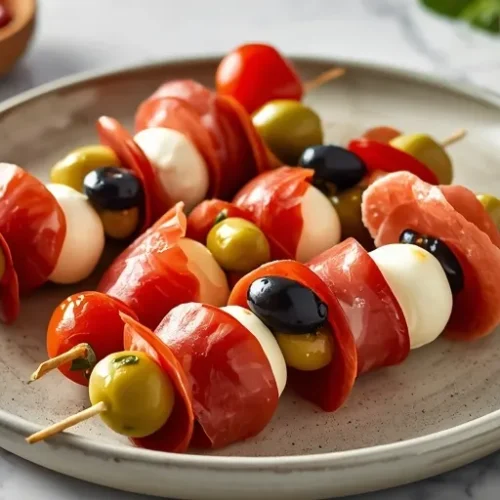 cold antipasto skewers recipe