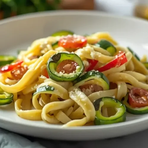 creamy zucchini pasta recipe