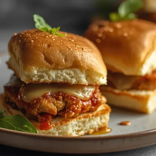 crispy chicken parm sliders recipe