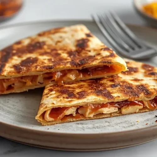 crockpot bbq chicken quesadilla recipe