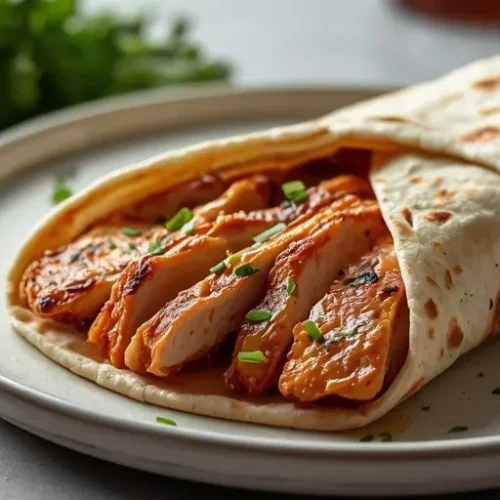 easy chicken shawarma wrap recipe