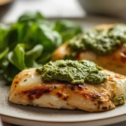 healthy pesto chicken recipe