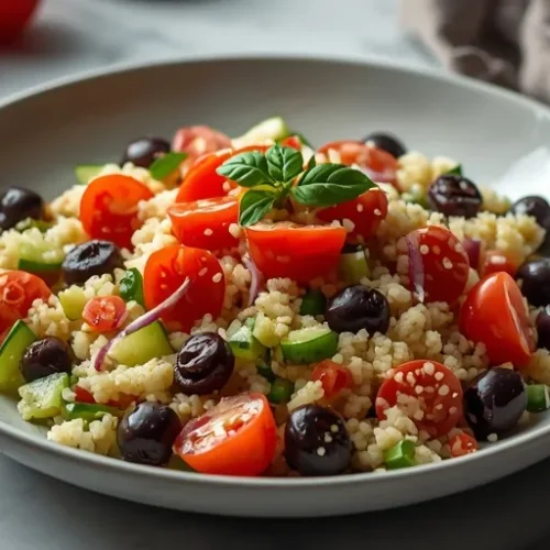 mediterranean couscous salad bowl recipe