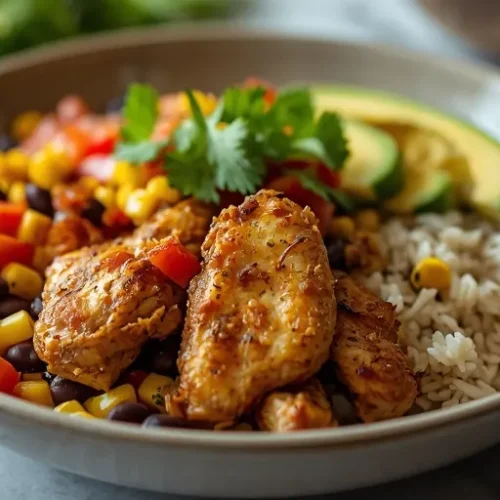 mexican chicken burrito bowl recipe