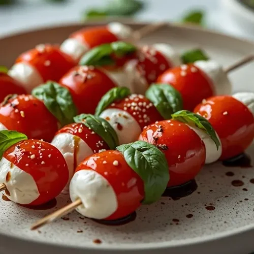 mini caprese skewers recipe
