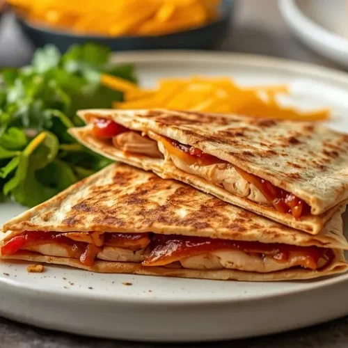 sheet pan bbq chicken quesadilla recipe