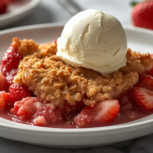 strawberry crisp crumble recipe