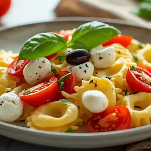 tortellini caprese pasta salad recipe