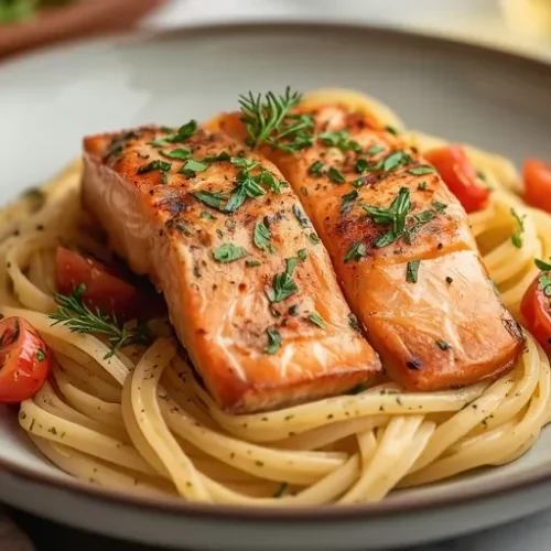 tuscan salmon pasta recipe