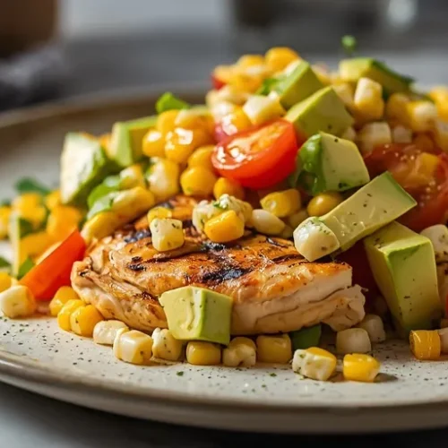 avocado corn chicken salad recipe