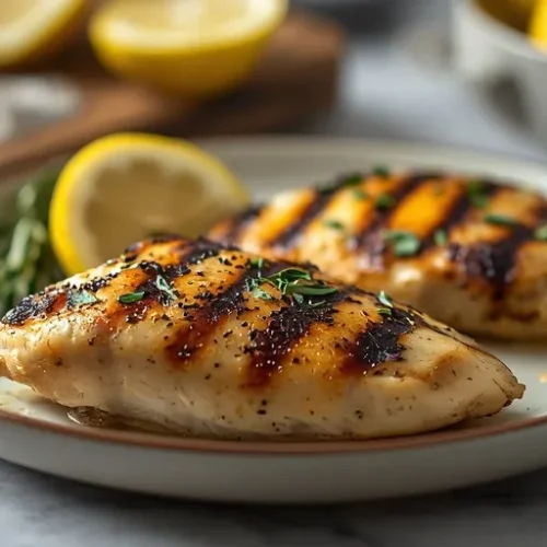 baked grilled lemon chicken recipe