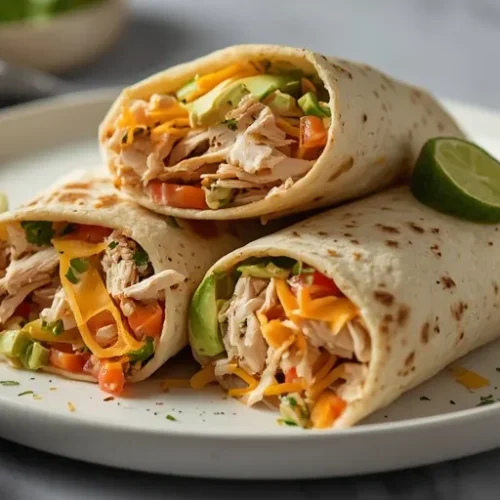 chicken avocado ranch burritos recipe
