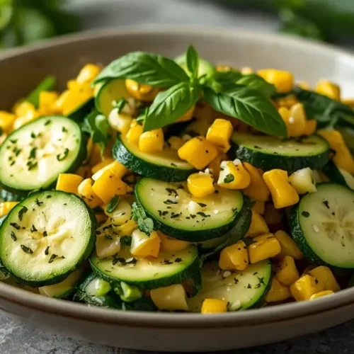 fresh zucchini corn salad recipe