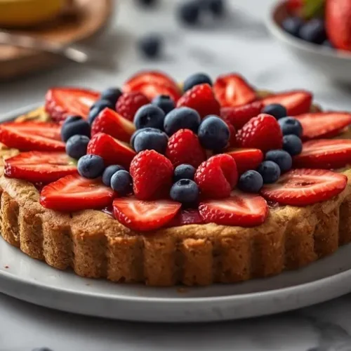 fruit pizza cookie cake recipe