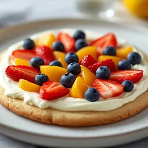 fruit pizza sugar cookie recipe