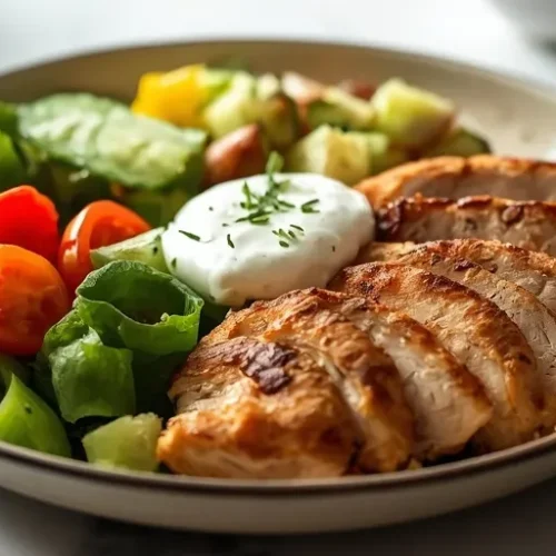 greek gyro chicken bowls recipe