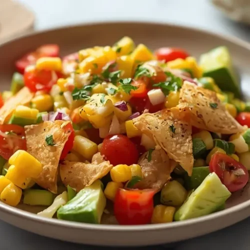 grilled corn chip salad recipe