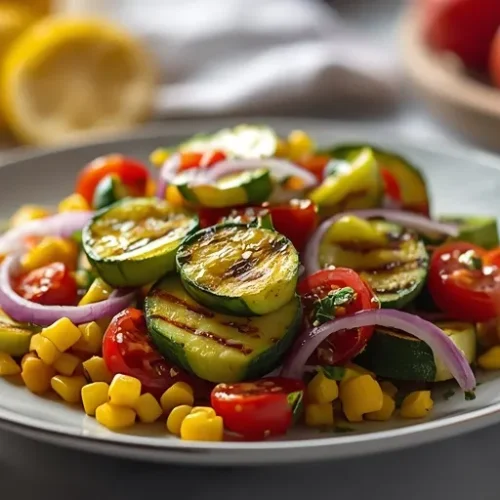 grilled zucchini corn salad recipe