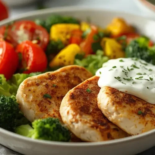 healthy greek chicken bowls recipe
