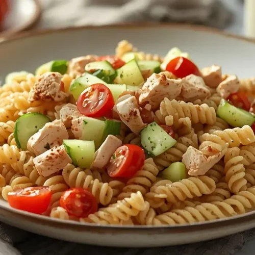 high protein cold pasta salad recipe