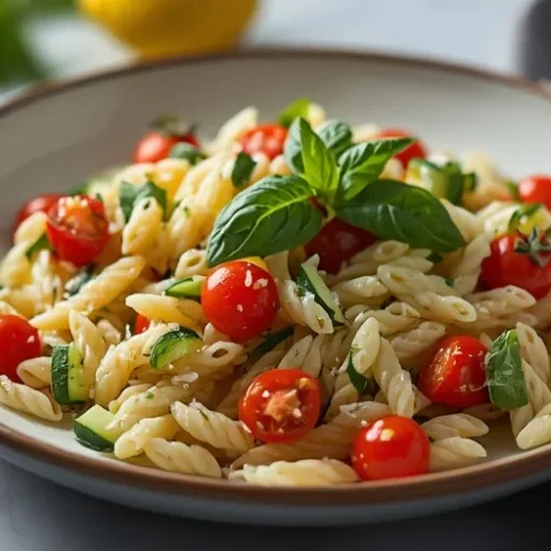 lemon basil orzo salad recipe