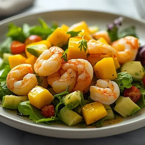 mango shrimp avocado salad recipe