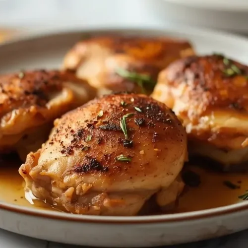 quick baked chicken thighs recipe