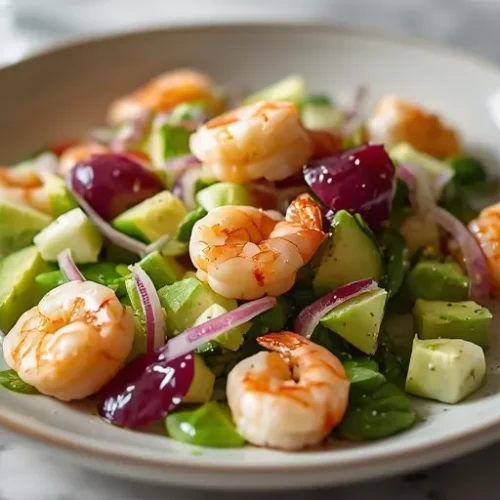shrimp avocado cucumber salad recipe