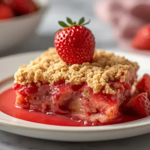 strawberry crumble cake recipe