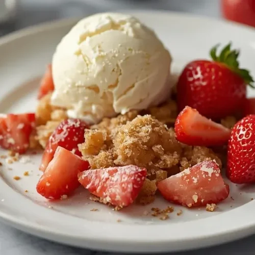 strawberry crunch crumble recipe