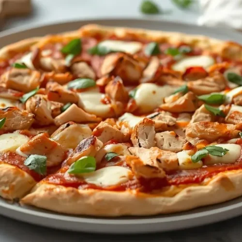 BBQ Ranch Chicken Pizza recipe