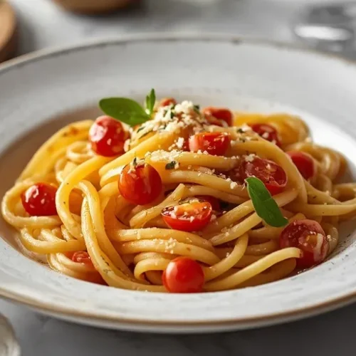 Burst Cherry Tomato Pasta recipe