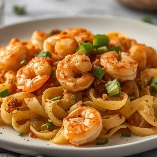 Cajun Shrimp Pasta Bake recipe