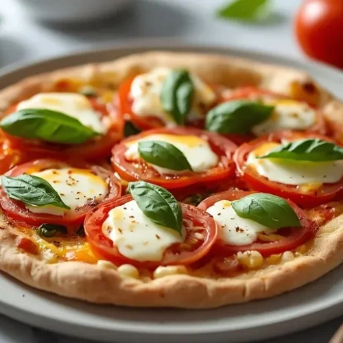 Caprese Naan Pizza recipe