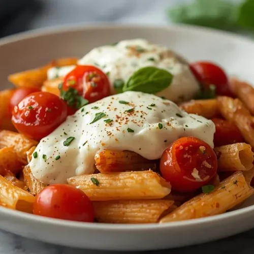 Caprese Pasta Bake recipe